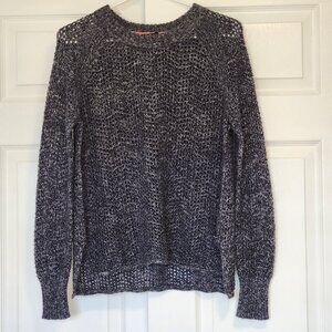 Sanctuary All Day Open Knit Weave Pullover Sweater Cotton Anthropologie